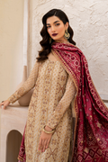IZNIK Chinon Vol-02 Embroidered Chiffon 3Pc Suit CC-44 - House Of Hania
