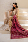 IZNIK Chinon Vol-02 Embroidered Chiffon 3Pc Suit CC-44 - House Of Hania