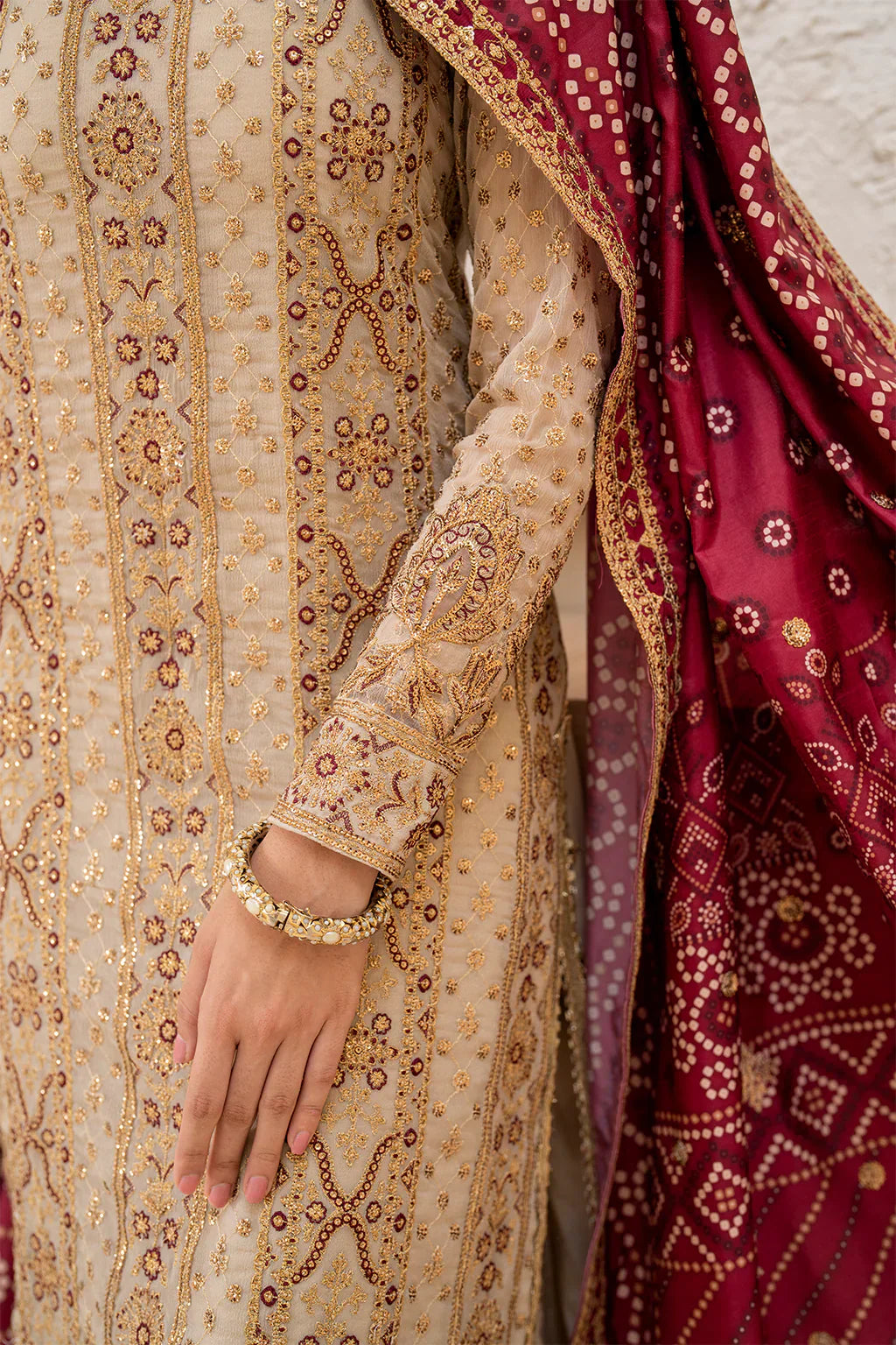 IZNIK Chinon Vol-02 Embroidered Chiffon 3Pc Suit CC-44 - House Of Hania