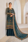 IZNIK Chinon Vol-02 Embroidered Chiffon 3Pc Suit CC-46 - House Of Hania