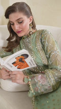 IZNIK Chinon Vol-02 Embroidered Net 3Pc Suit CC-41 - House Of Hania