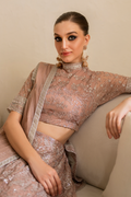 IZNIK Chinon Vol-02 Embroidered Net 3Pc Suit CC-43 - House Of Hania