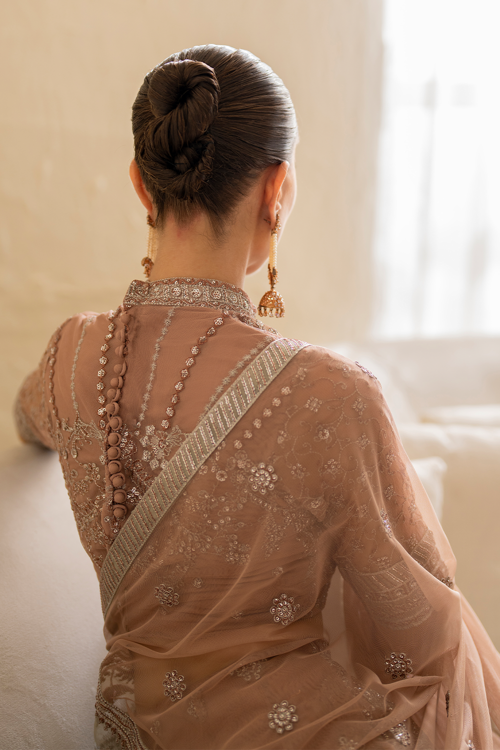 IZNIK Chinon Vol-02 Embroidered Net 3Pc Suit CC-43 - House Of Hania