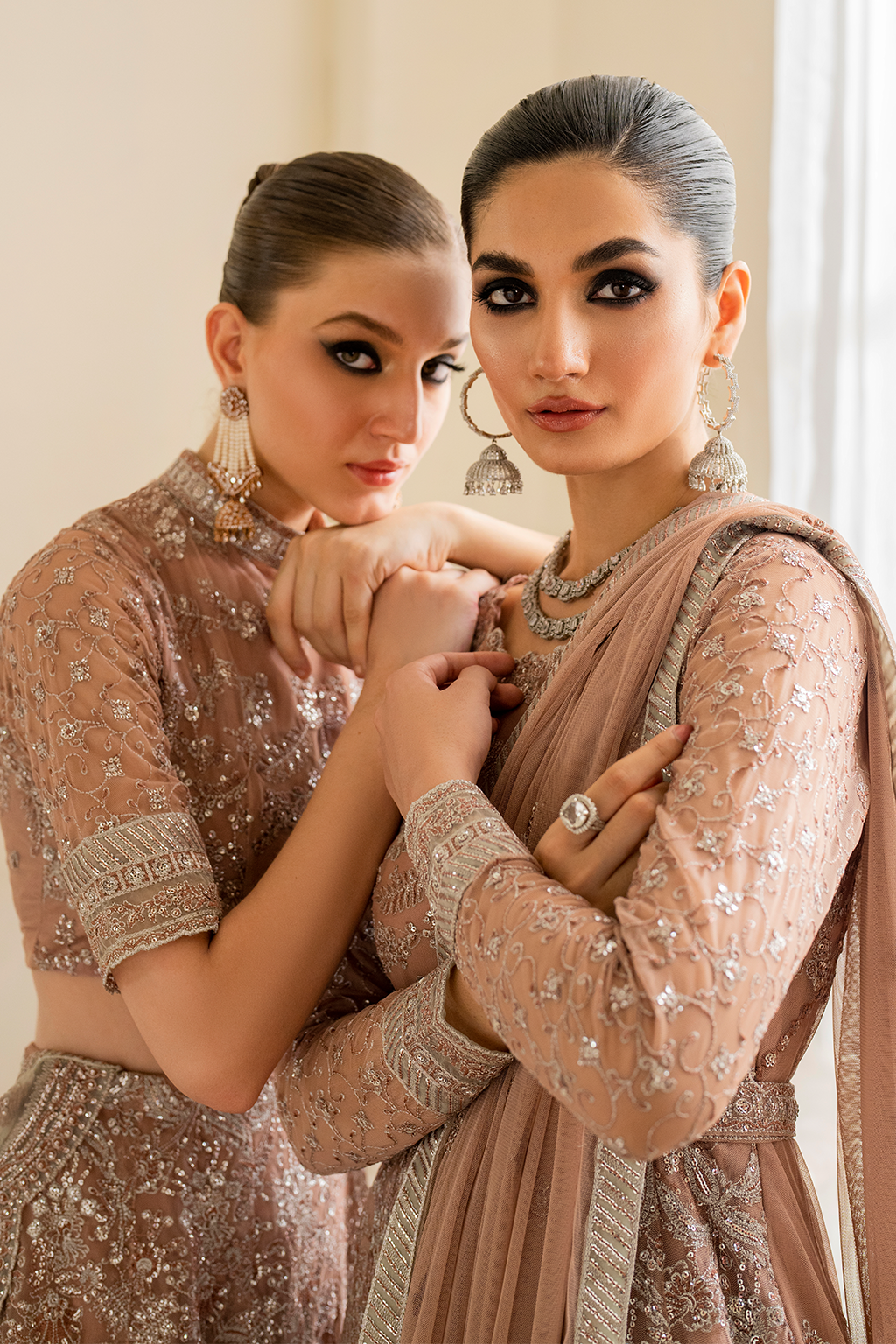 IZNIK Chinon Vol-02 Embroidered Net 3Pc Suit CC-43 - House Of Hania