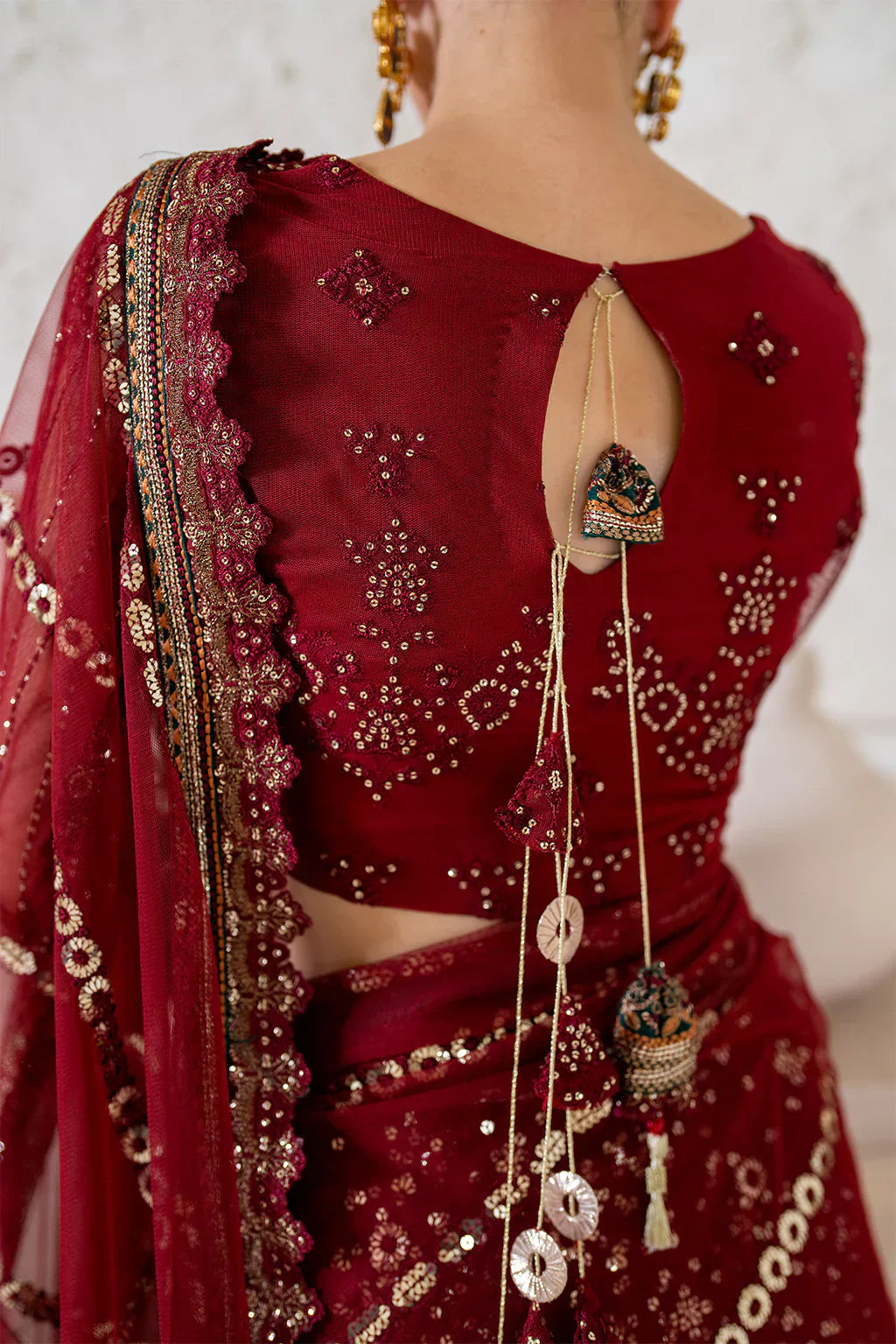 IZNIK Chinon Vol-02 Embroidered Net 3Pc Suit CC-49 - House Of Hania