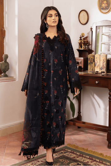 IZNIK Dastaan Premium Embroidered Lawn 3Pc Suit IDL-04 DIMAH - House Of Hania