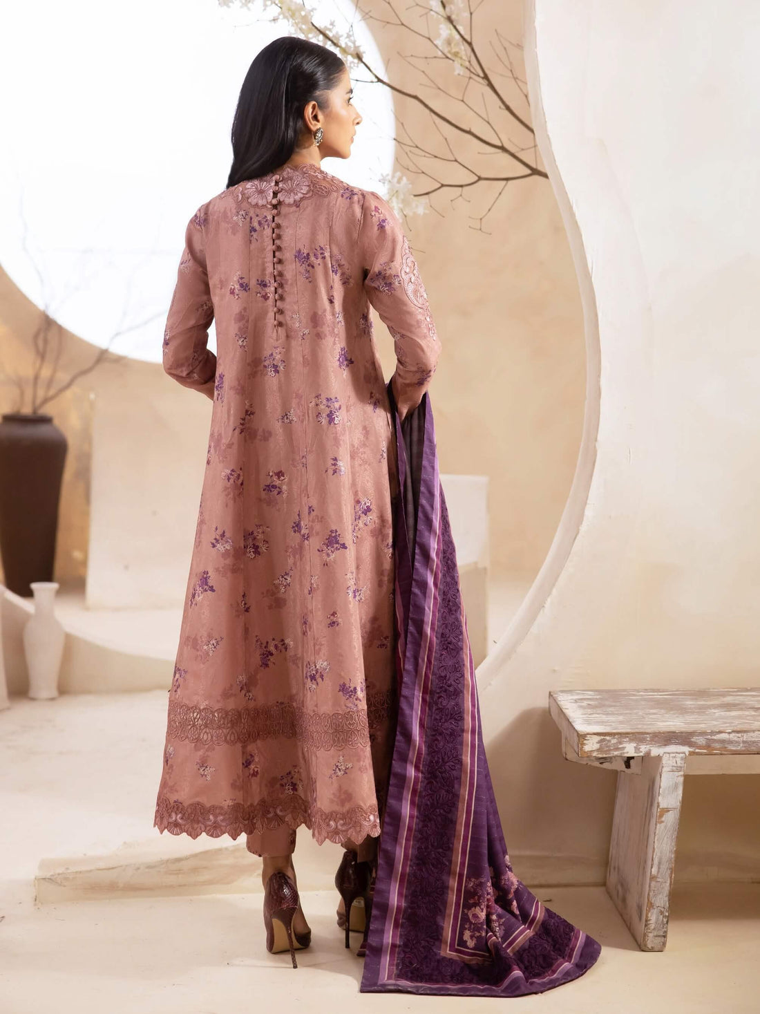 IZNIK Embroidered Winter Viscose 3Pc Suit ILW-09 Edwin - House Of Hania