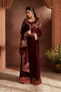 IZNIK | Raagni Velvet Formals | IV-55 Embroidered Velvet - House Of Hania