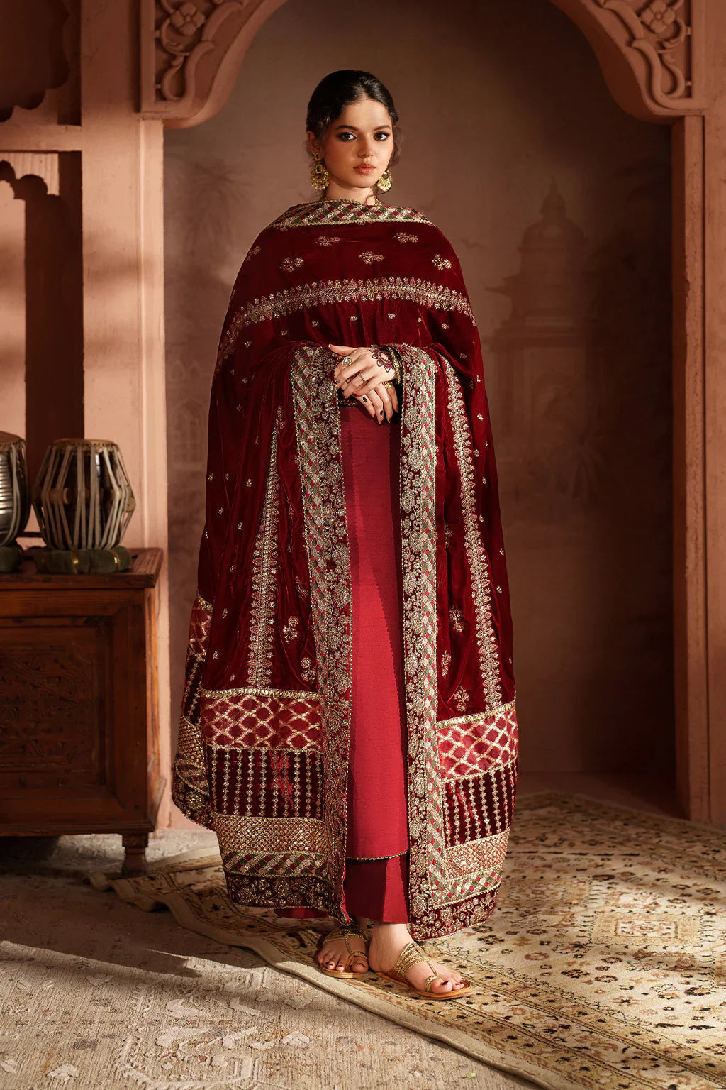 IZNIK | Raagni Velvet Formals | IV-56 Embroidered Velvet - House Of Hania