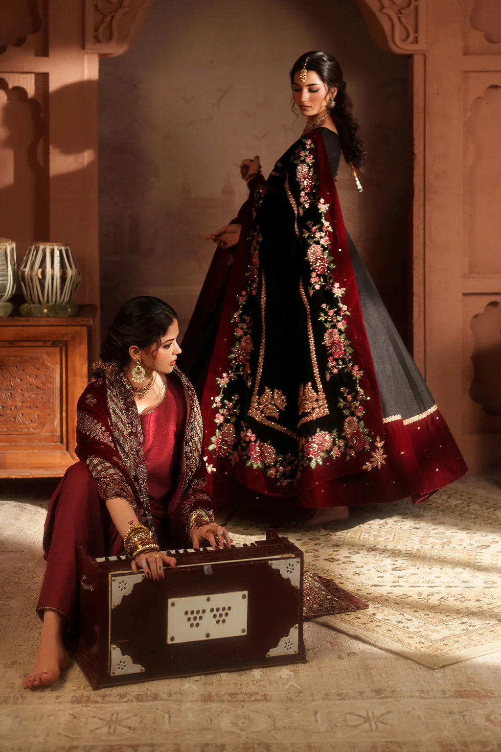 IZNIK | Raagni Velvet Formals | IV-56 Embroidered Velvet - House Of Hania