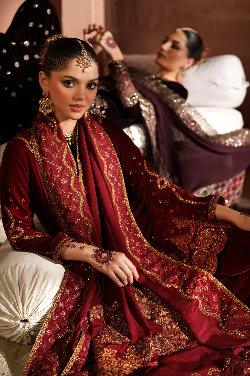 IZNIK | Raagni Velvet Formals | IV-58 Embroidered Velvet - House Of Hania