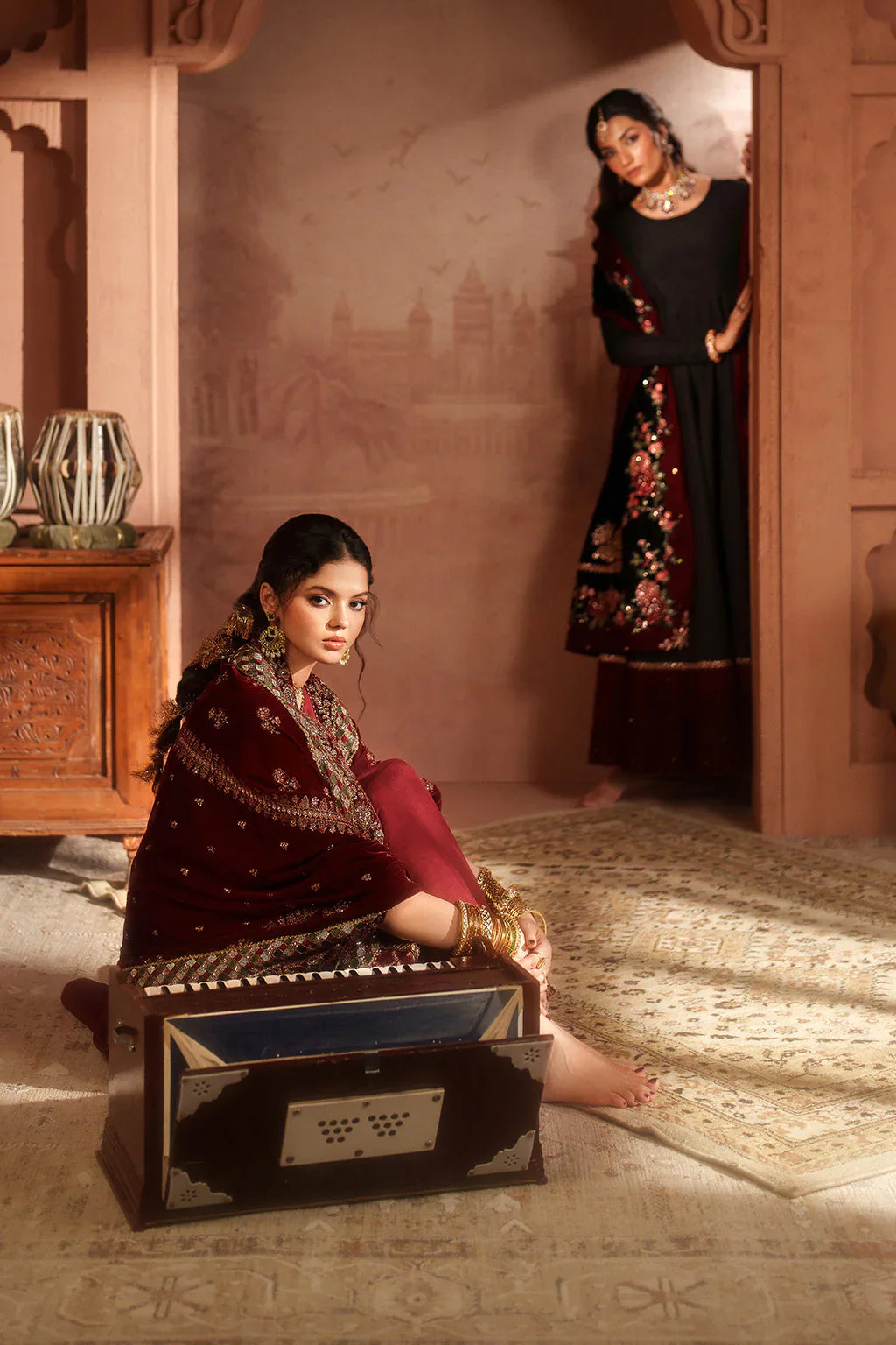 IZNIK | Raagni Velvet Formals | IV-59 Embroidered Velvet - House Of Hania