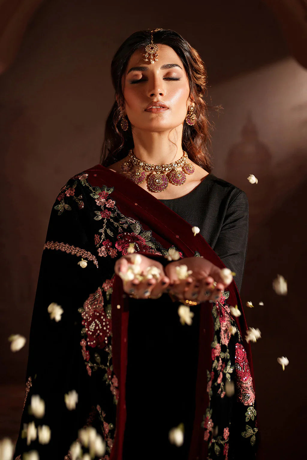 IZNIK | Raagni Velvet Formals | IV-59 Embroidered Velvet - House Of Hania