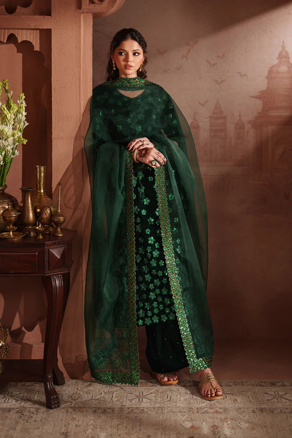 IZNIK | Raagni Velvet Formals | IV-60 Embroidered Velvet - House Of Hania