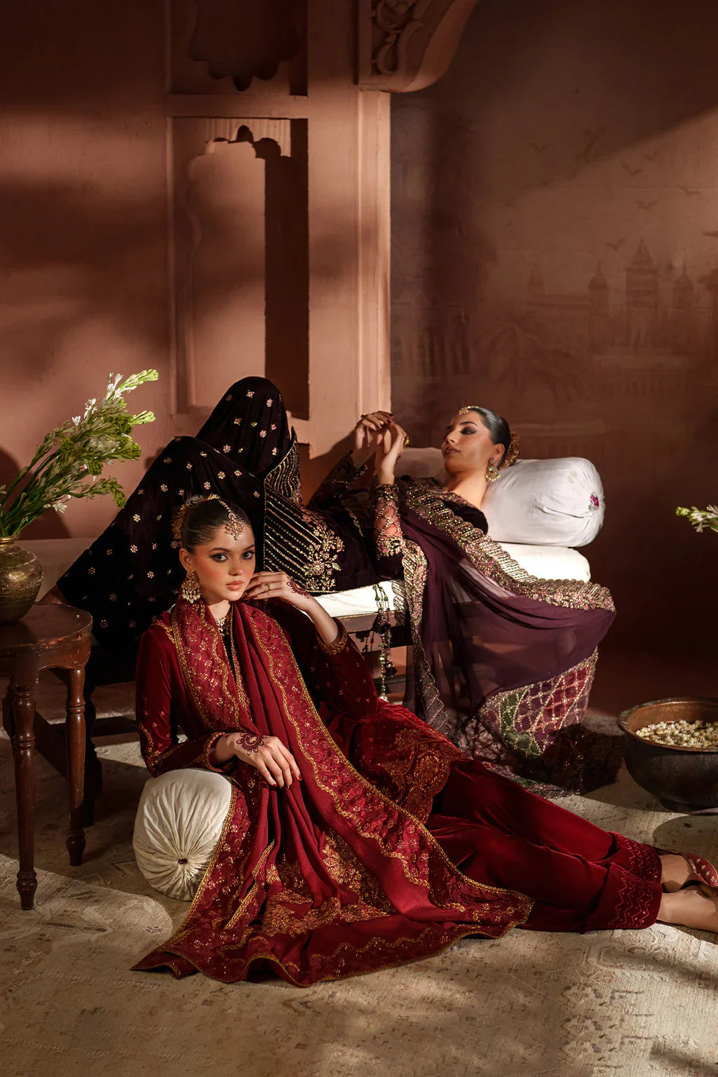 IZNIK | Raagni Velvet Formals | IV-61 Embroidered Velvet - House Of Hania