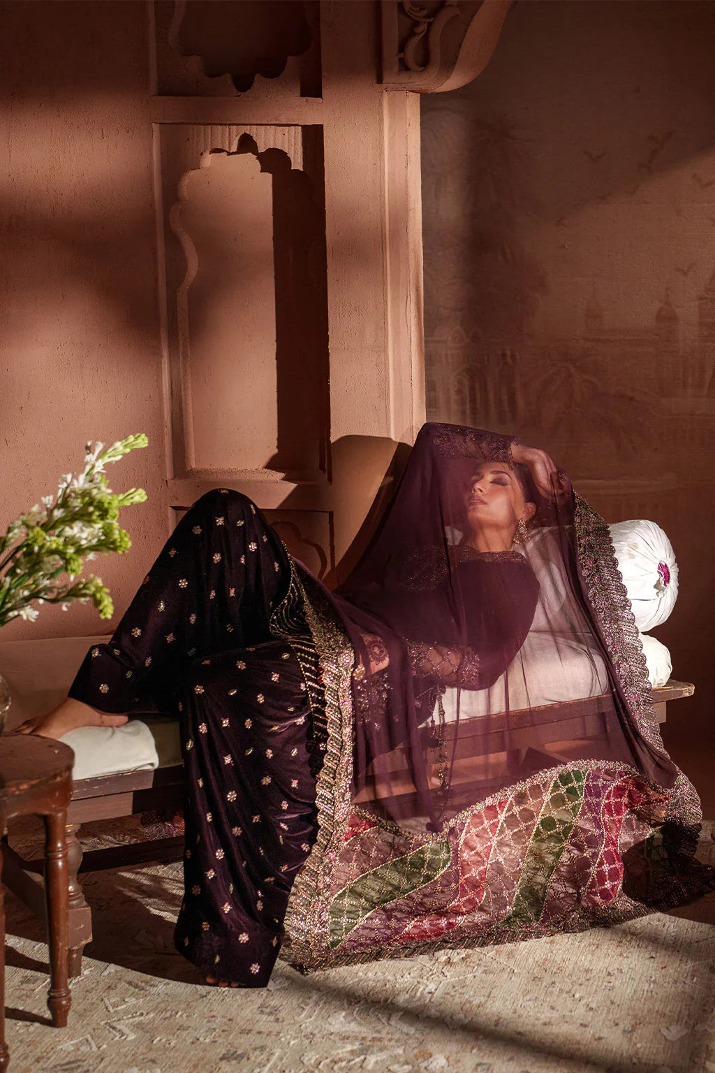 IZNIK | Raagni Velvet Formals | IV-61 Embroidered Velvet - House Of Hania