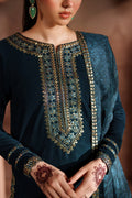 IZNIK | Raagni Velvet Formals | IV-64 Embroidered Velvet - House Of Hania