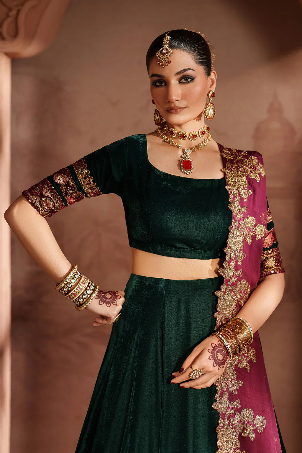 IZNIK | Raagni Velvet Formals | IV-65 Embroidered Velvet - House Of Hania
