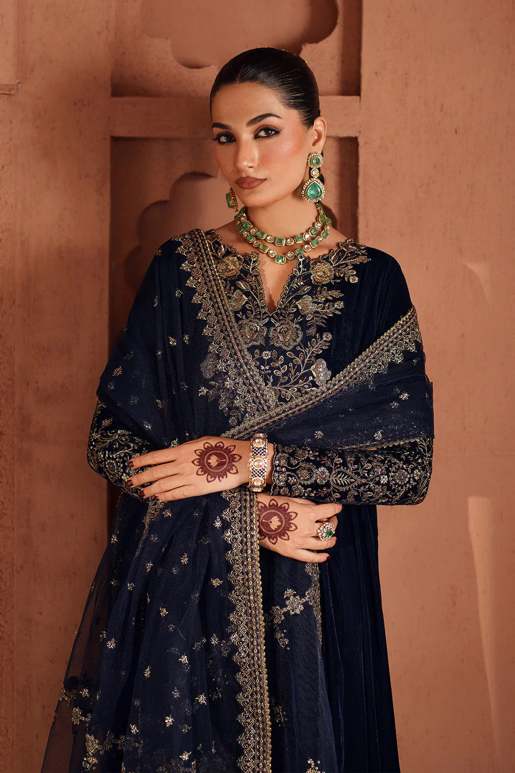 IZNIK | Raagni Velvet Formals | IV-66 Embroidered Velvet - House Of Hania