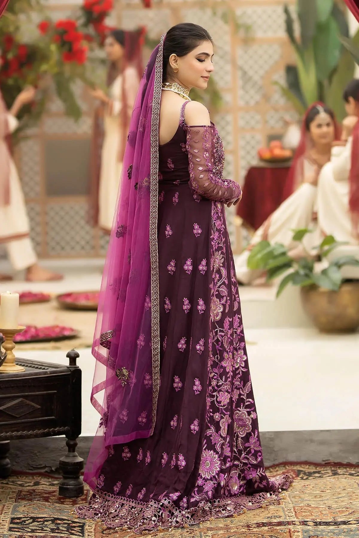 Imrozia-L-261 Lucida Purple - House Of Hania