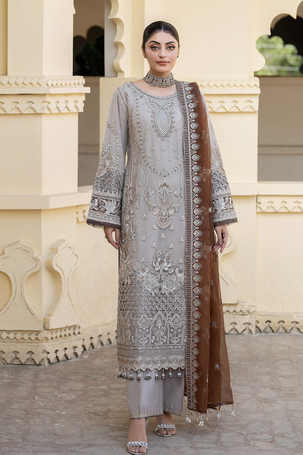 Imrozia Premium | Baad e Saba Formals | IP-52 Gulbahar - House Of Hania