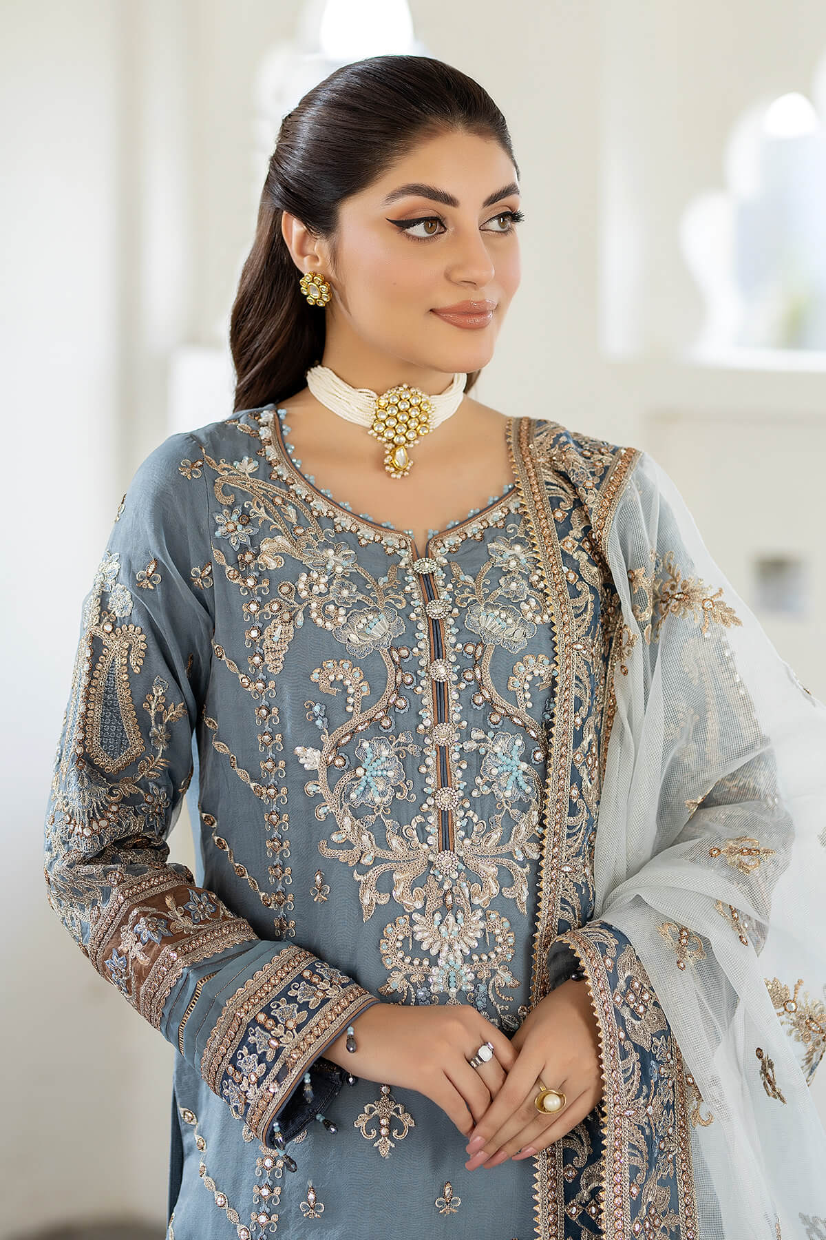 Imrozia Premium | Baad e Saba Formals | IP-57 Khushboo - House Of Hania