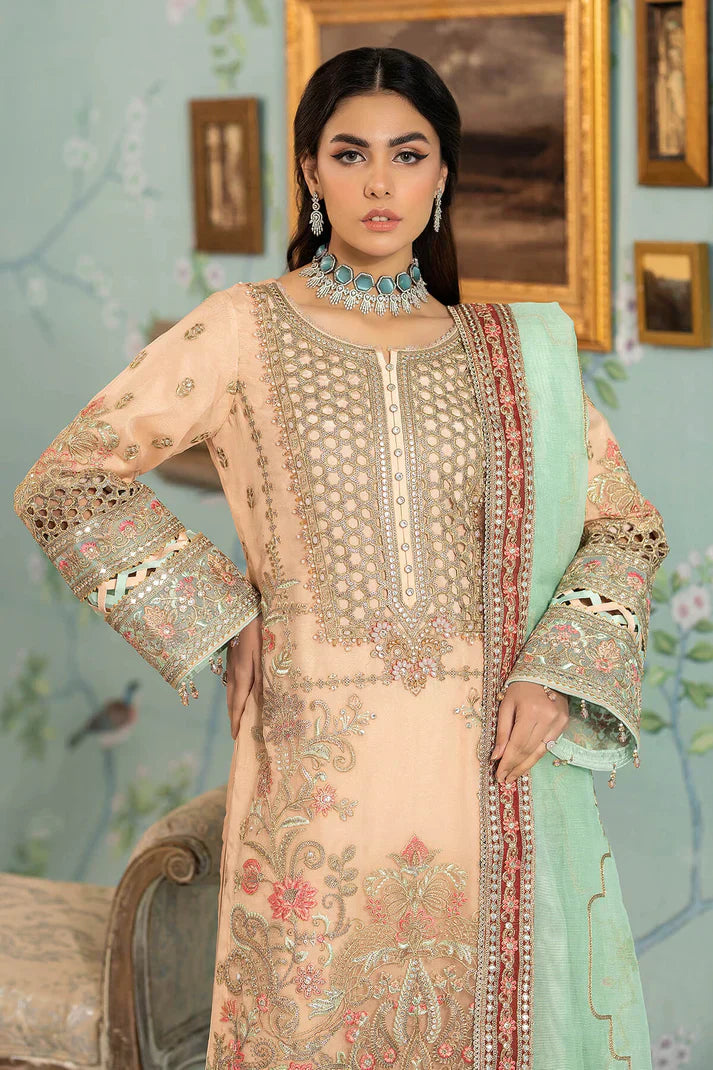 Imrozia Premium | Baad e Saba Pret Luxury Eid Collection | I.P-44 Zephyr - House Of Hania