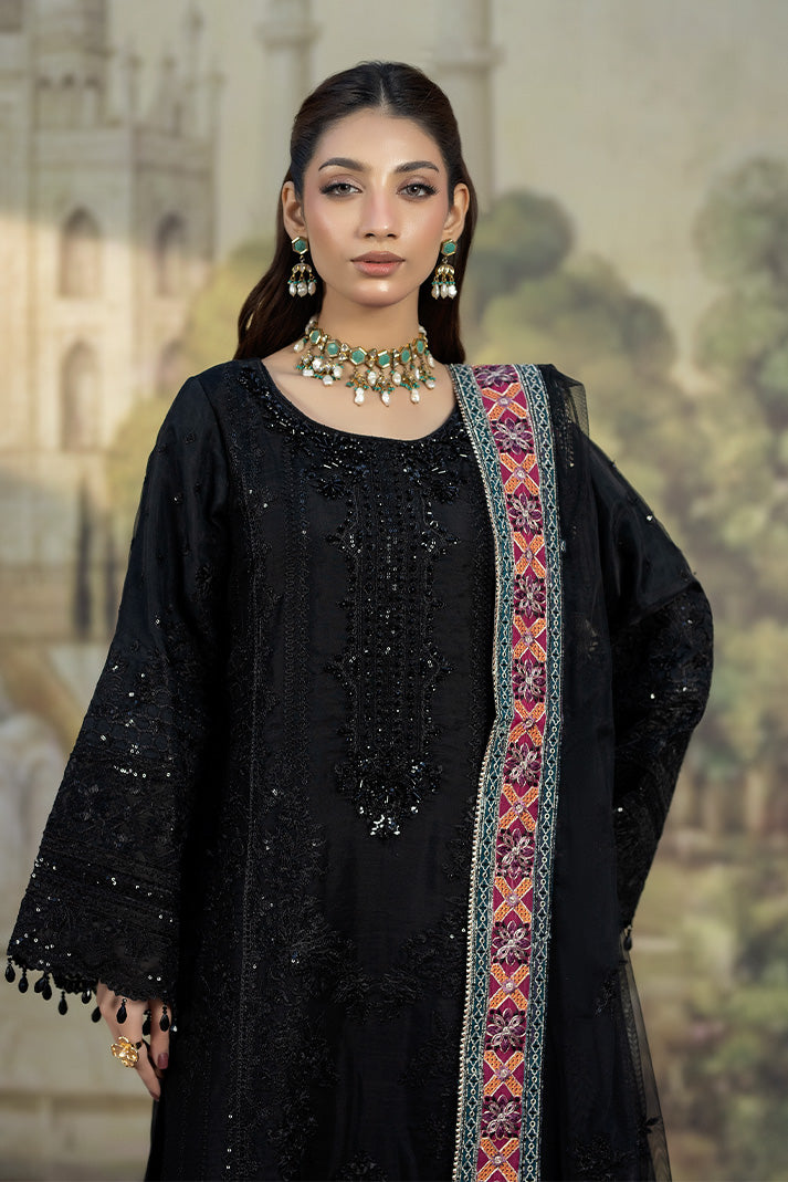 Imrozia Premium | Baad-e-Saba Vol-03 | I-266 Siyah-e-Saba - House Of Hania