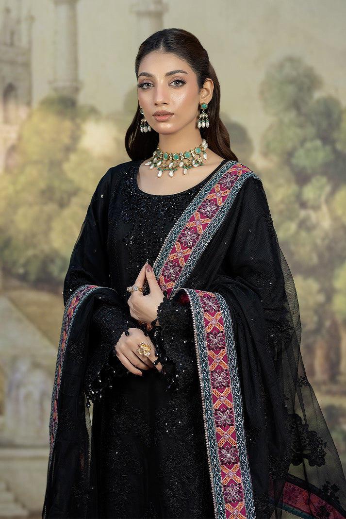 Imrozia Premium | Baad-e-Saba Vol-03 | I-266 Siyah-e-Saba - House Of Hania