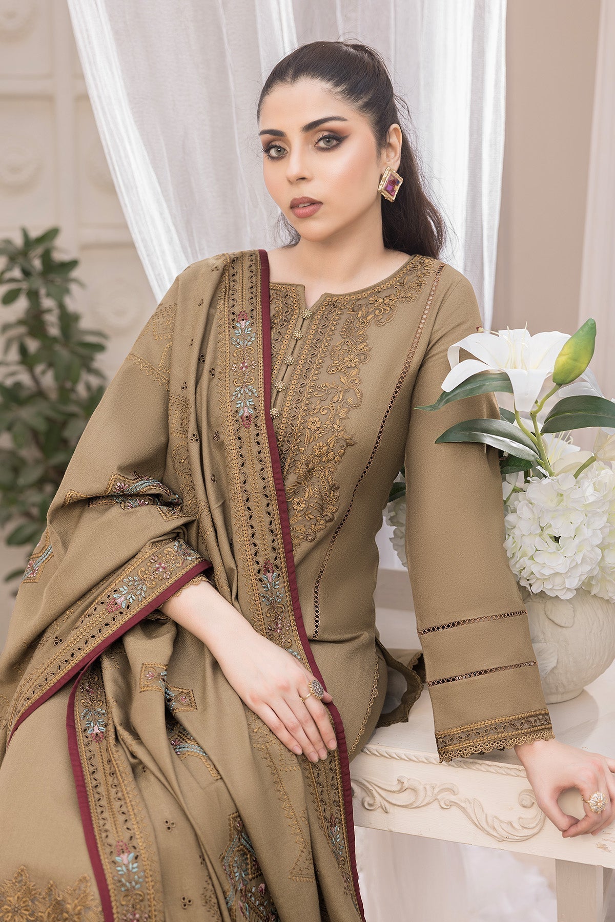 Imrozia Premium | Bella Winter Pret | I.P-91 Coeur - House Of Hania