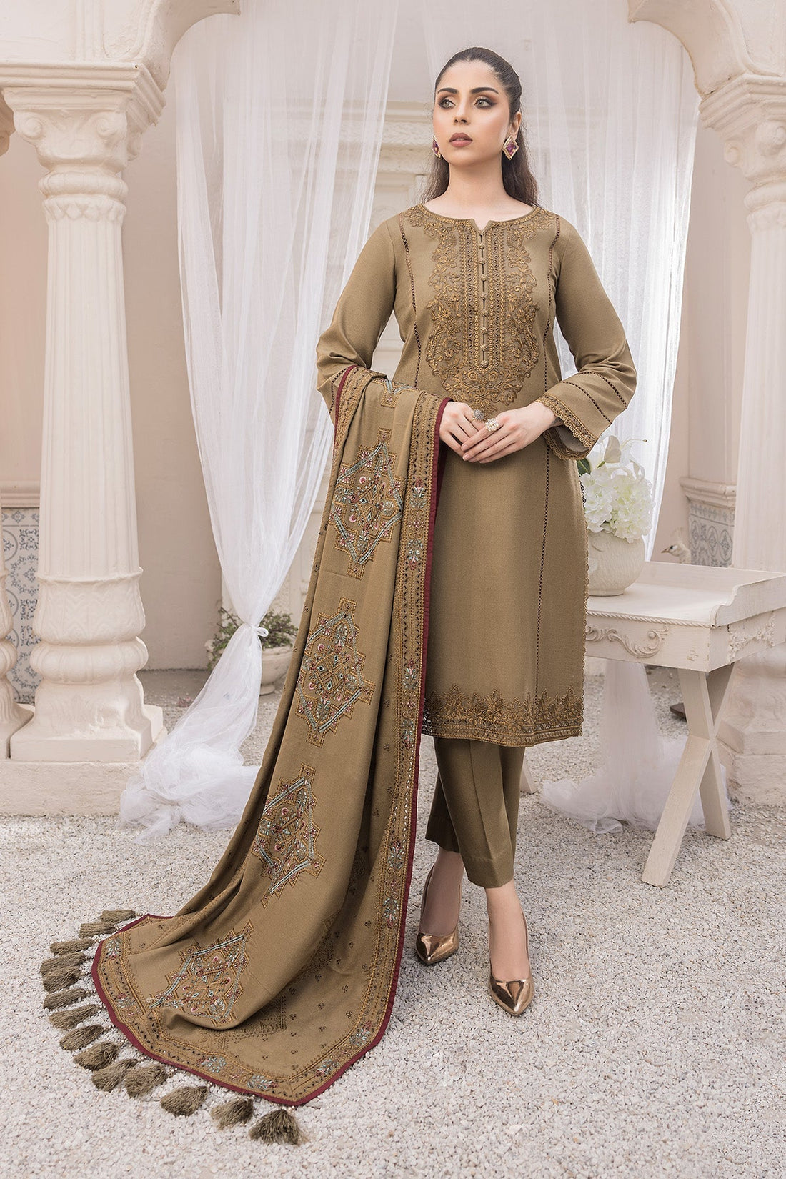 Imrozia Premium | Bella Winter Pret | I.P-91 Coeur - House Of Hania