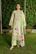 Imrozia Premium | Dahlia Lawn | SL-121 Pistachio Bloom - House Of Hania