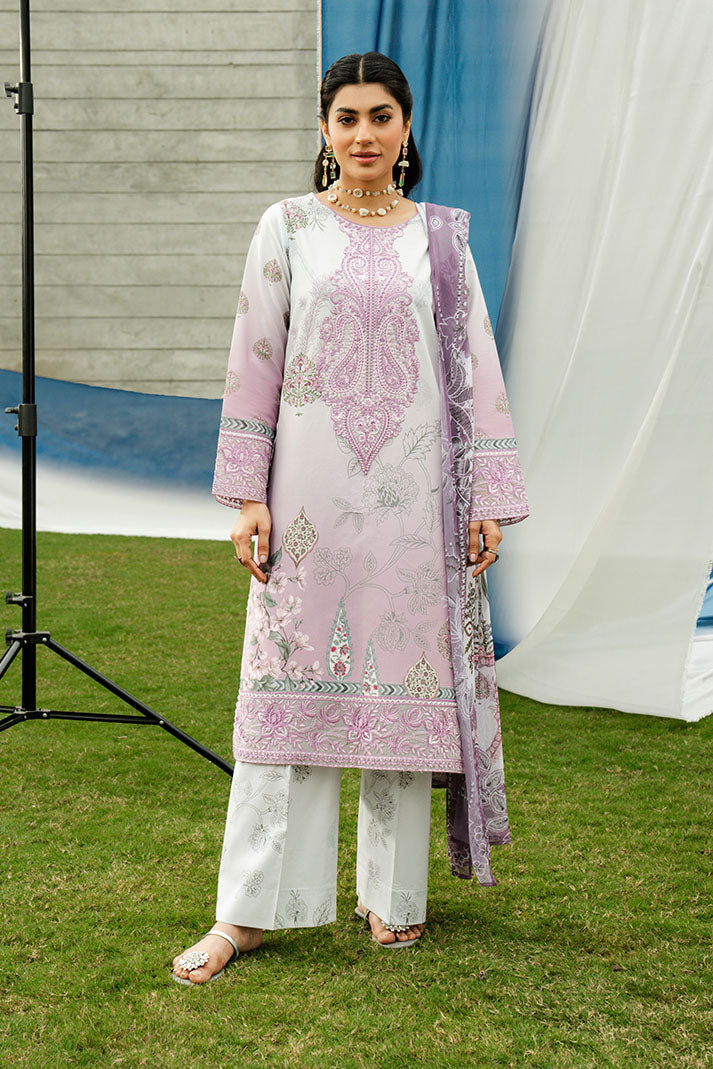 Imrozia Premium | Dahlia Lawn | SL-125 Lavender Mist - House Of Hania