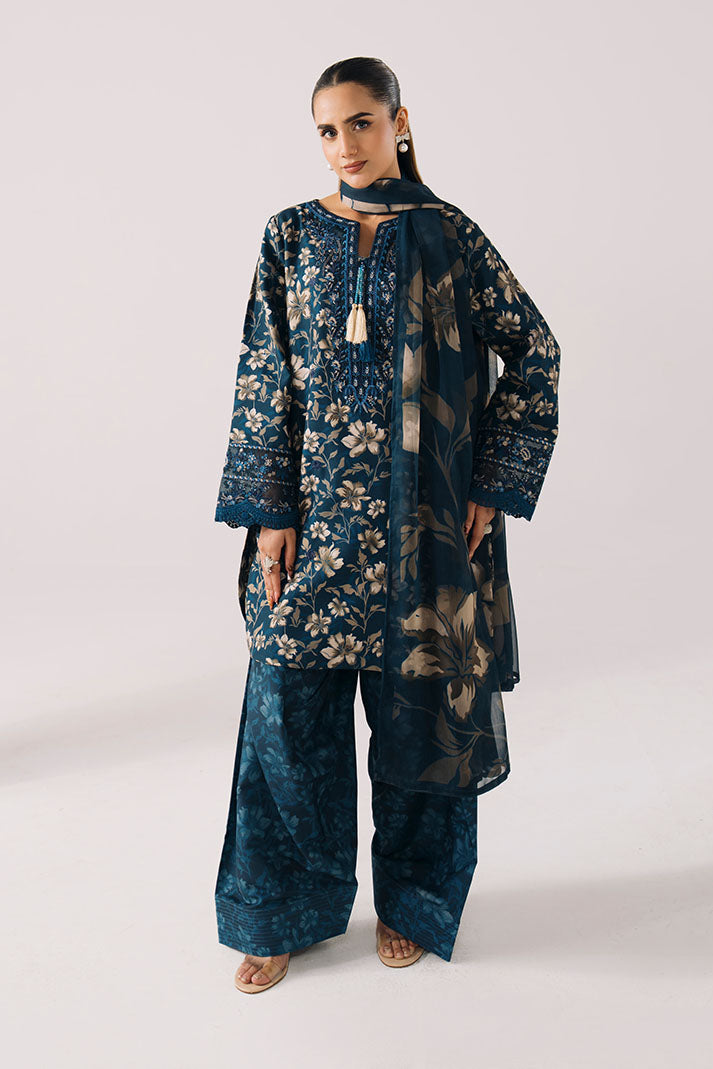 Imrozia Premium | Floral Atelier Lawn | IPL-13 Petal Haze - House Of Hania