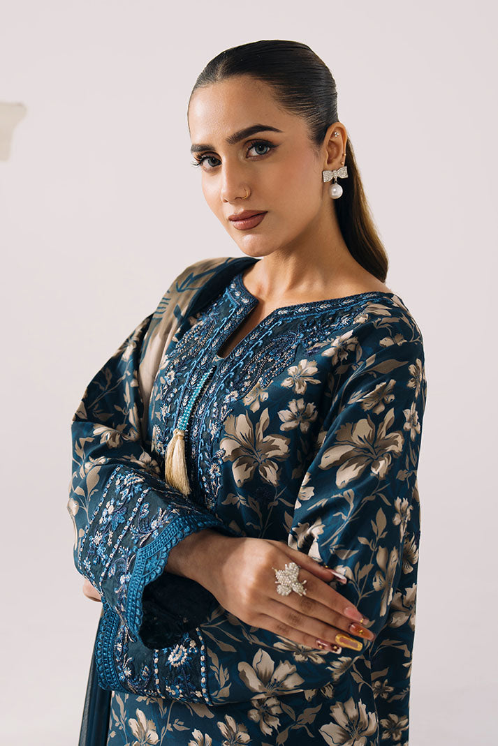 Imrozia Premium | Floral Atelier Lawn | IPL-13 Petal Haze - House Of Hania