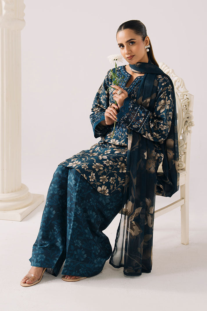 Imrozia Premium | Floral Atelier Lawn | IPL-13 Petal Haze - House Of Hania
