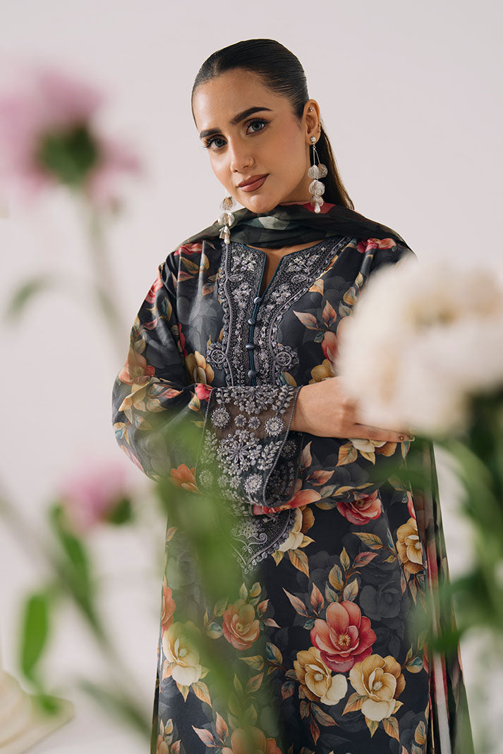 Imrozia Premium | Floral Atelier Lawn | IPL-14 Floral Canvas - House Of Hania