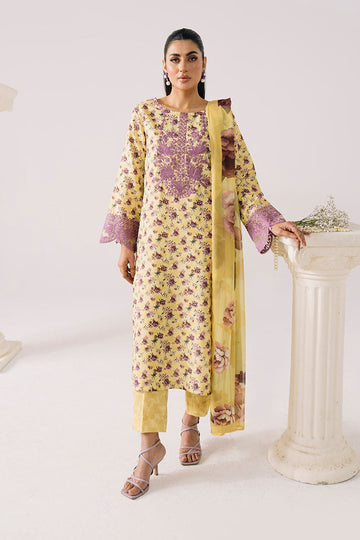 Imrozia Premium | Floral Atelier Lawn | IPL-16 Jasmine Atelier - House Of Hania