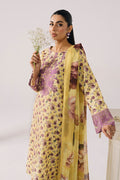 Imrozia Premium | Floral Atelier Lawn | IPL-16 Jasmine Atelier - House Of Hania