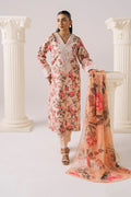 Imrozia Premium | Floral Atelier Lawn | IPL-19 Fleur Pastelle - House Of Hania