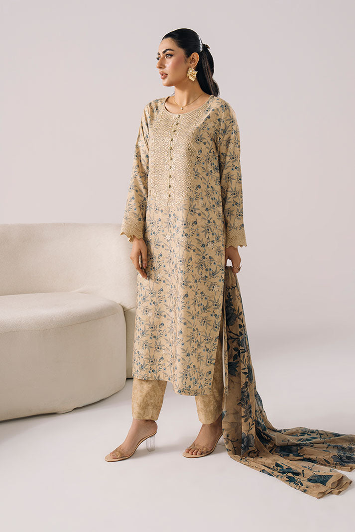 Imrozia Premium | Floral Atelier Lawn | IPL-20 Wildflower Muse - House Of Hania