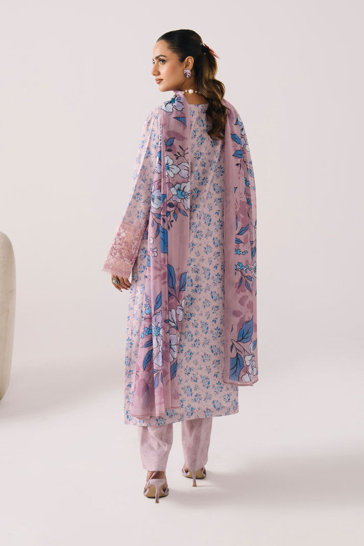 Imrozia Premium | Floral Atelier Lawn | IPL-21 Lavender Grace - House Of Hania