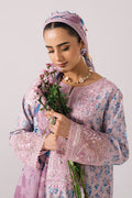 Imrozia Premium | Floral Atelier Lawn | IPL-21 Lavender Grace - House Of Hania