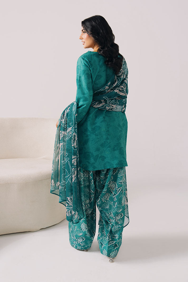 Imrozia Premium | Floral Atelier Lawn | IPL-22 Bloom Silhouette - House Of Hania