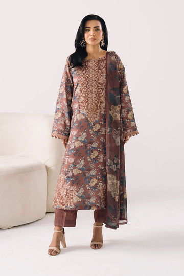 Imrozia Premium | Floral Atelier Lawn | IPL-24 Petunia Dream - House Of Hania