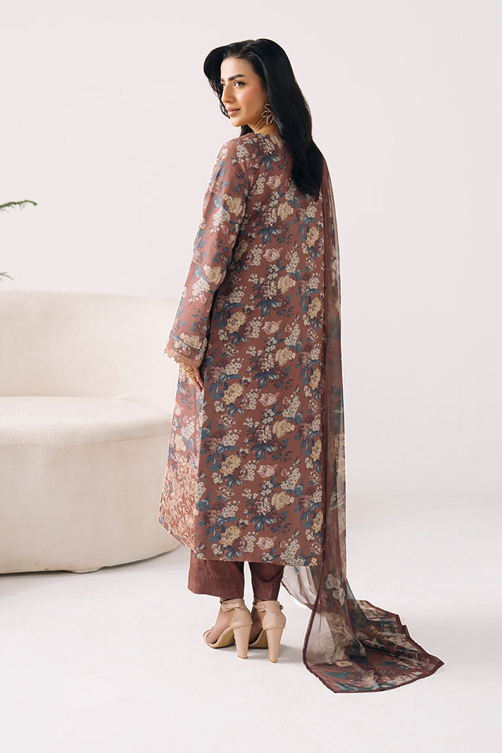 Imrozia Premium | Floral Atelier Lawn | IPL-24 Petunia Dream - House Of Hania