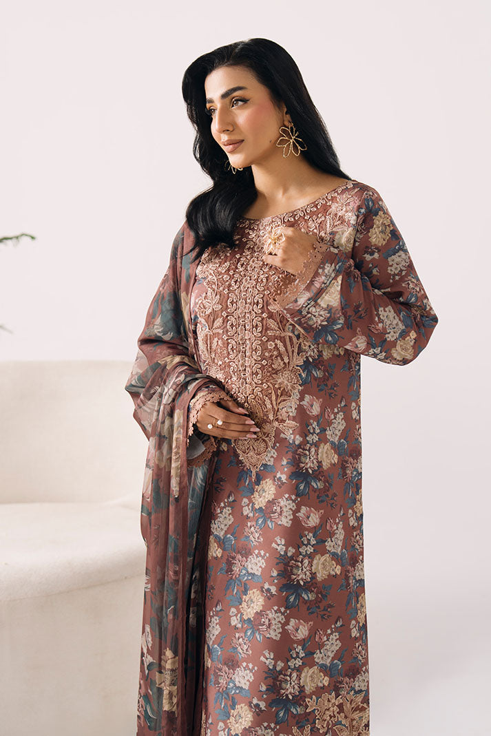 Imrozia Premium | Floral Atelier Lawn | IPL-24 Petunia Dream - House Of Hania
