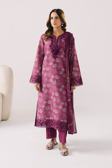 Imrozia Premium | Floral Atelier Lawn | IPL-25 Atelier Gardenia - House Of Hania