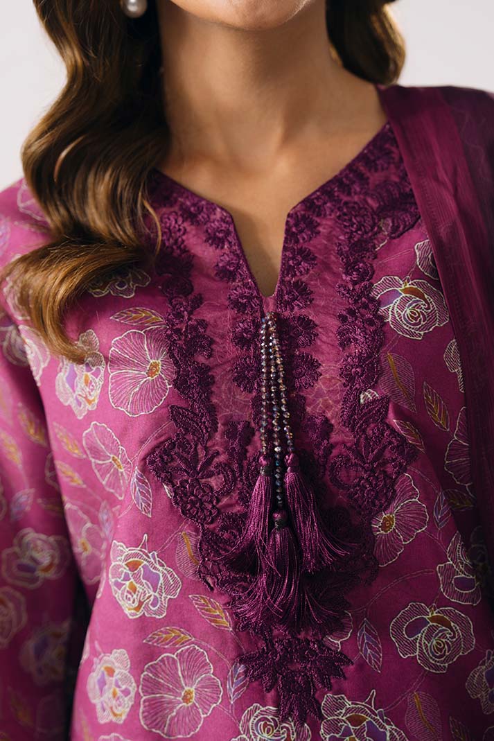 Imrozia Premium | Floral Atelier Lawn | IPL-25 Atelier Gardenia - House Of Hania