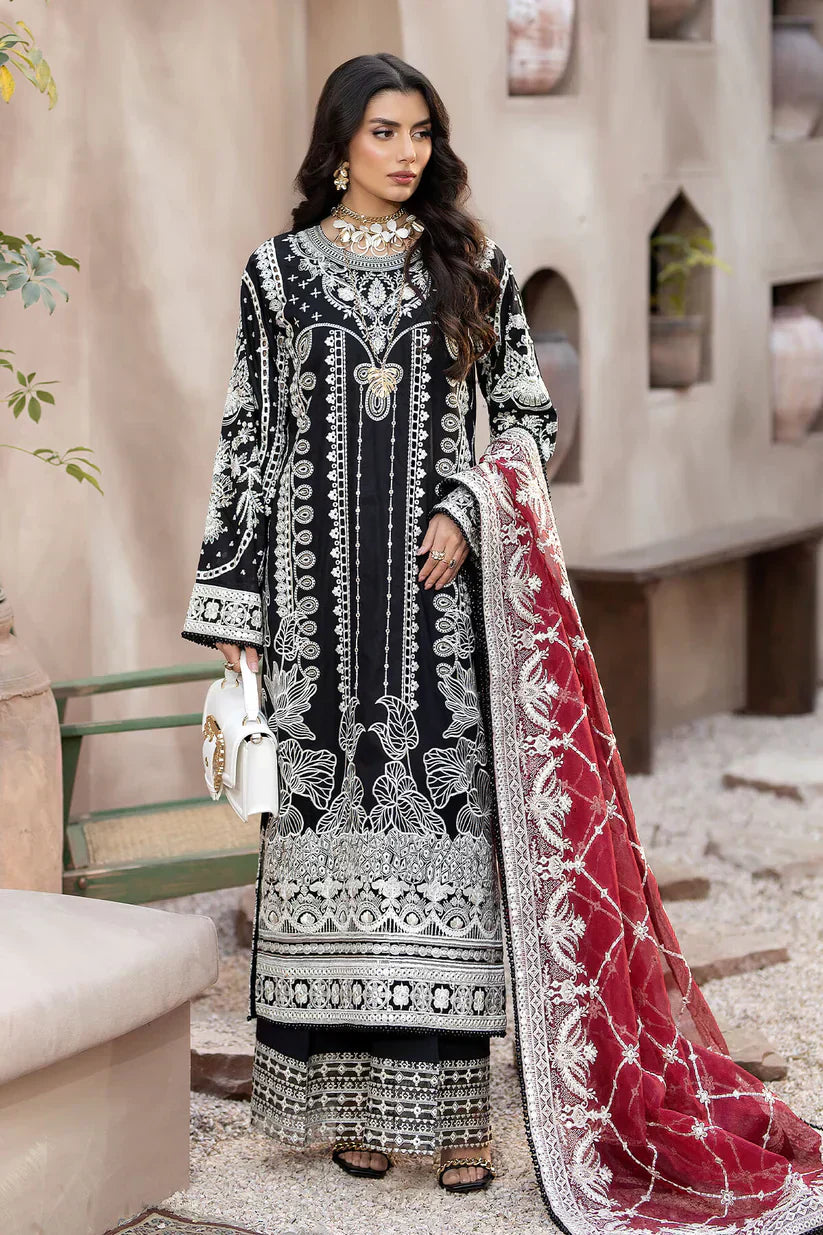 Imrozia Premium | Gulposh Luxury Lawn 24 | S.L 48 Aafia - House Of Hania